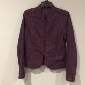 Purple jacket